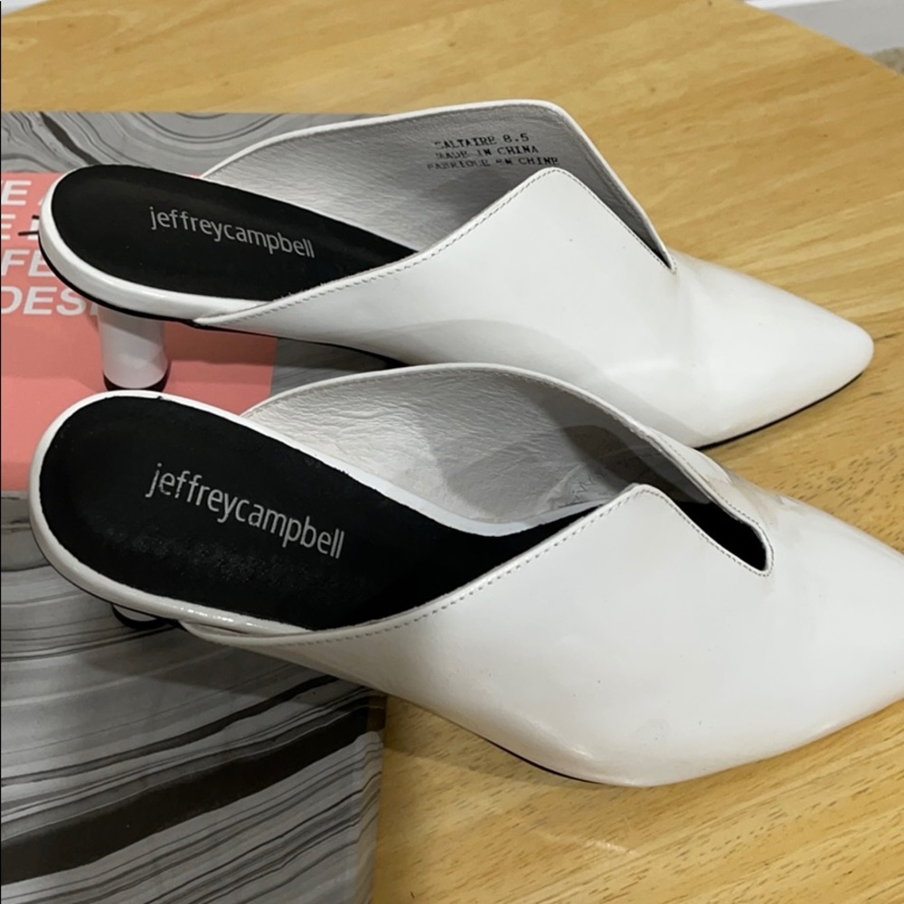 Jeffrey Campbell Saltaire Mules Patent Leather 8.5